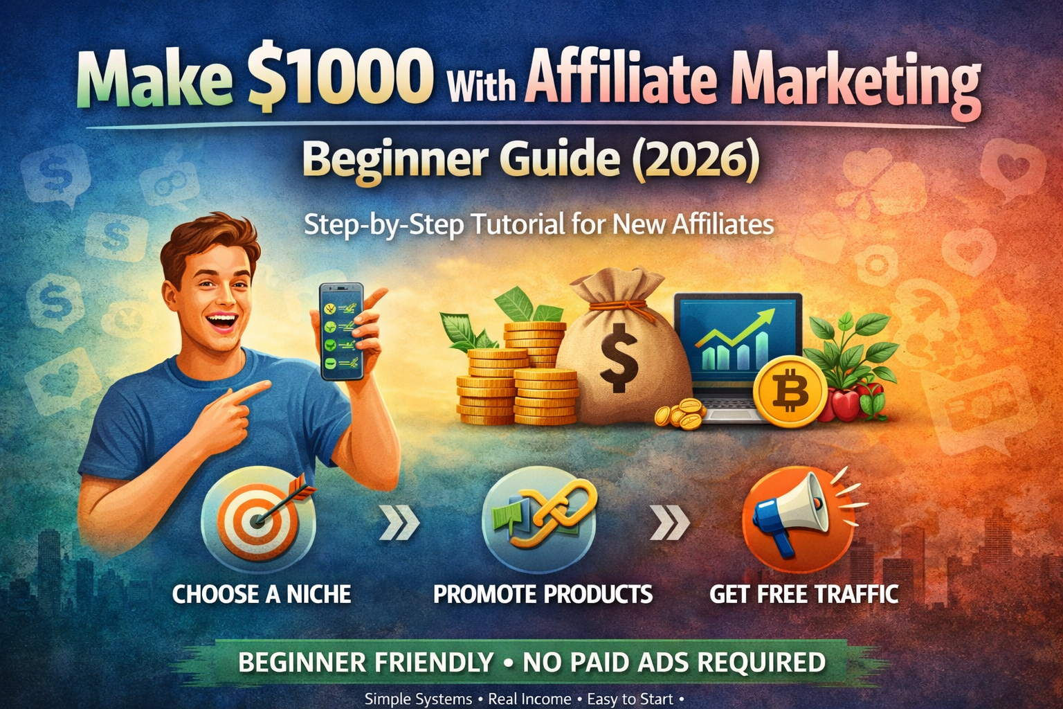How to Make $1000 With Affiliate Marketing for Beginners
