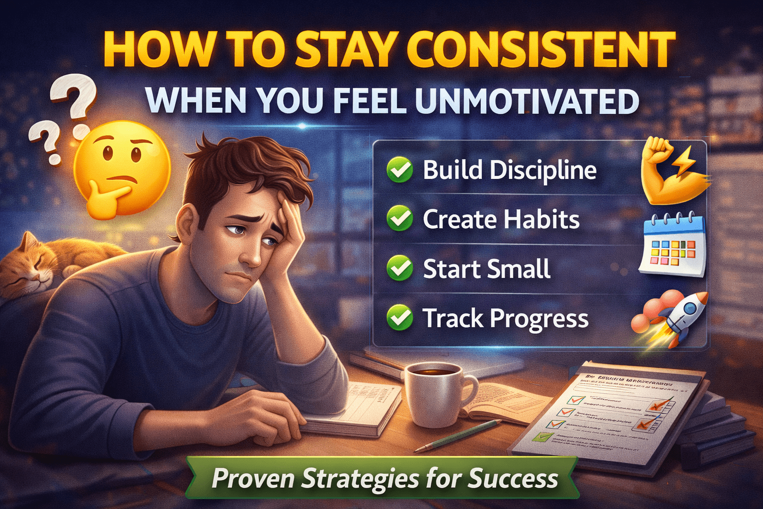 How to Stay Consistent When You Feel Unmotivated